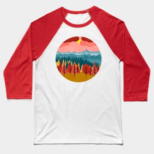 Landscape of a forest in the north Baseball T-Shirt